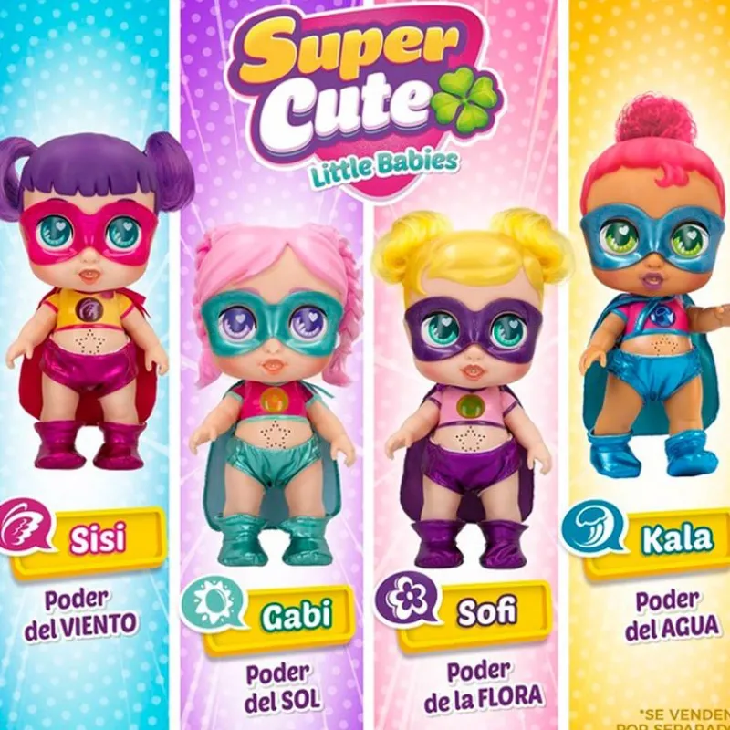 COLOR BABY Muñecas|Super Cute Muñeca Superheroína Surtida