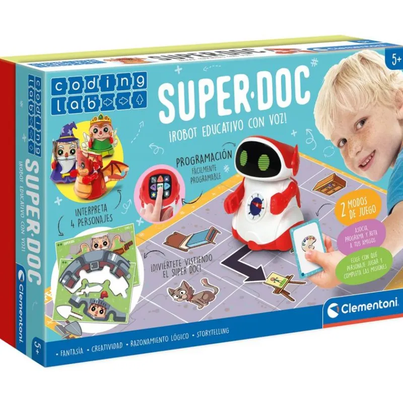 CLEMENTONI Juegos Y Juguetes Educativos|Super Doc Robot Educativo con Voz