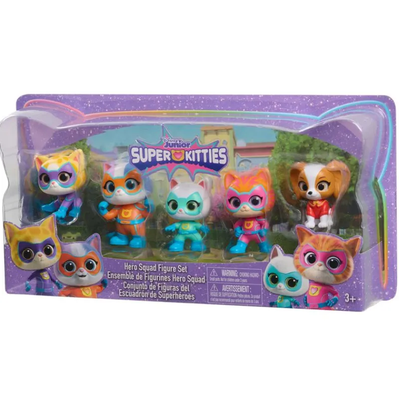 JUST PLAY Super Kitties Pack Escuadrón de Superhéroes- Figuras Y Figuras De Acción