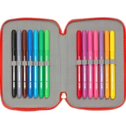 SAFTA Super Mario Estuche Triple- Escolar