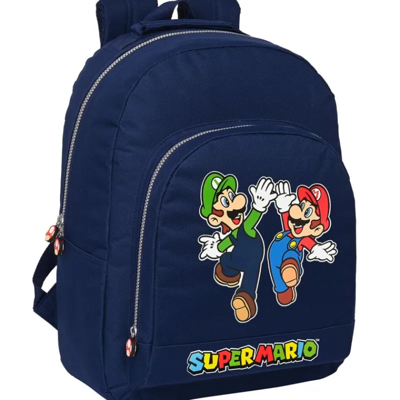 SAFTA Escolar|Super Mario Mochila Adaptable a Carro