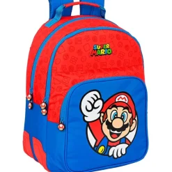 SAFTA Escolar|Super Mario Mochila Escolar Doble Adaptable