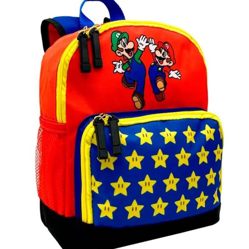 SELECCION DRIM Super Mario Mochila Escolar Infantil- Escolar
