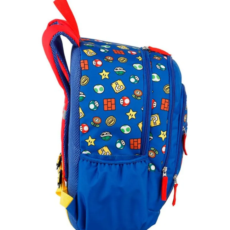 SELECCION DRIM Super Mario Mochila Escolar 40 cm Adaptable Carro- Escolar
