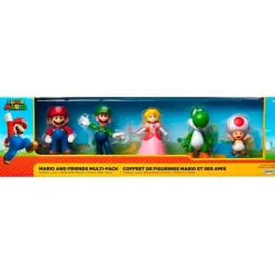 JAKKS PACIFIC Super Mario Pack 5 Figuras- Figuras Videojuegos|Figuras Y Figuras De Acción