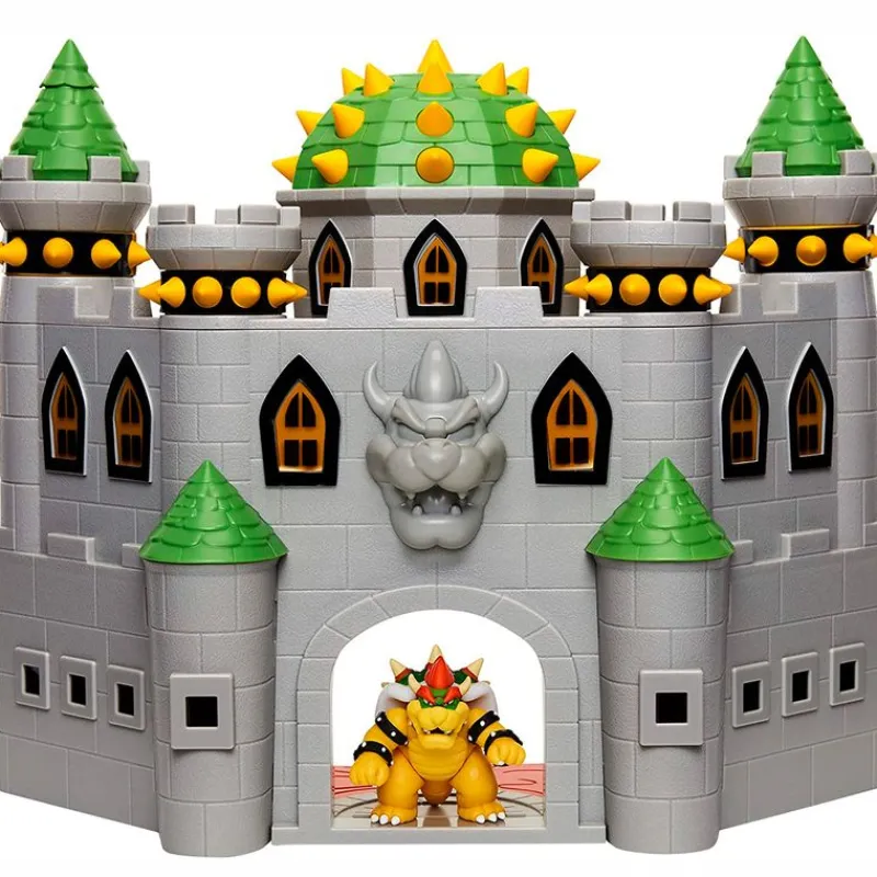 JAKKS PACIFIC Super Mario Playset Castillo Bowser- Figuras Y Figuras De Acción
