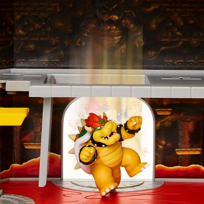 JAKKS PACIFIC Super Mario Playset Castillo Bowser- Figuras Y Figuras De Acción