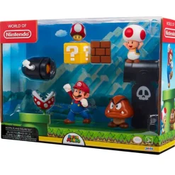 JAKKS PACIFIC Figuras Videojuegos|Figuras Y Figuras De Acción|Super Mario Playset Mundo