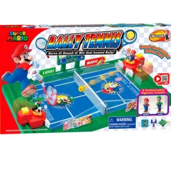 EPOCH Super Mario Rally Tennis Juego- Juegos De Mesa