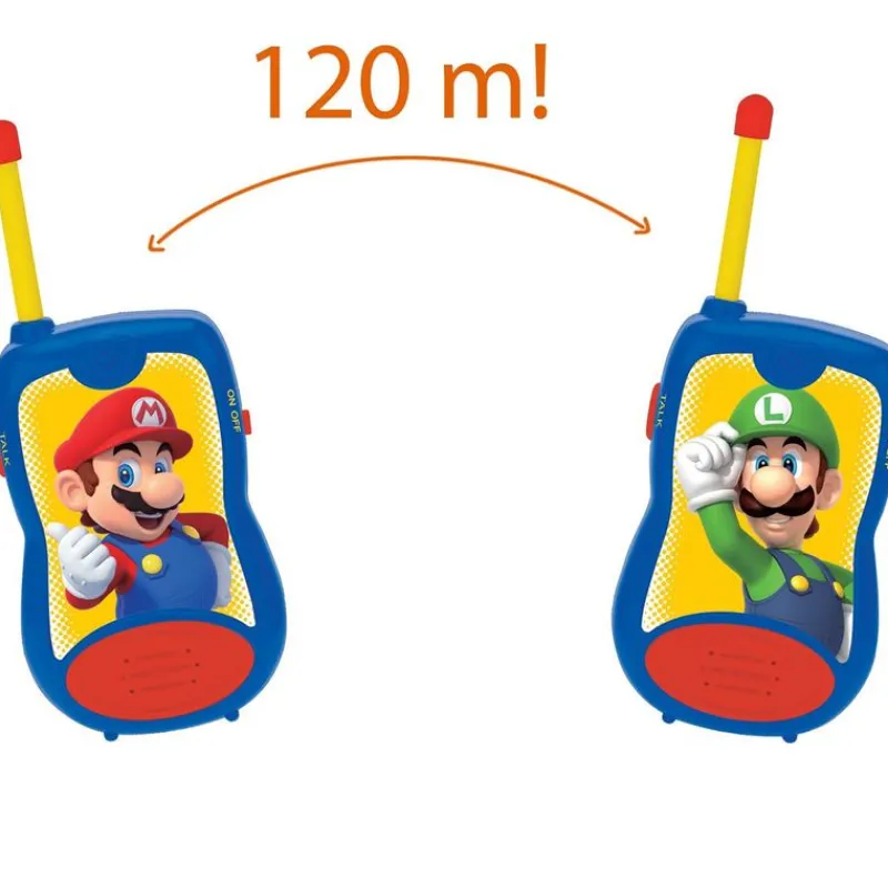 LEXIBOOK Super Mario Walkie Talkies- Electrónicos