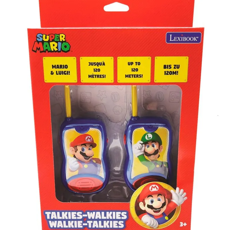 LEXIBOOK Super Mario Walkie Talkies- Electrónicos