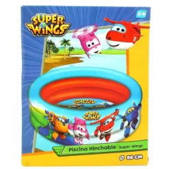 COLOR BABY Aire Libre|Super Wings Piscina 3 Aros 86 cm