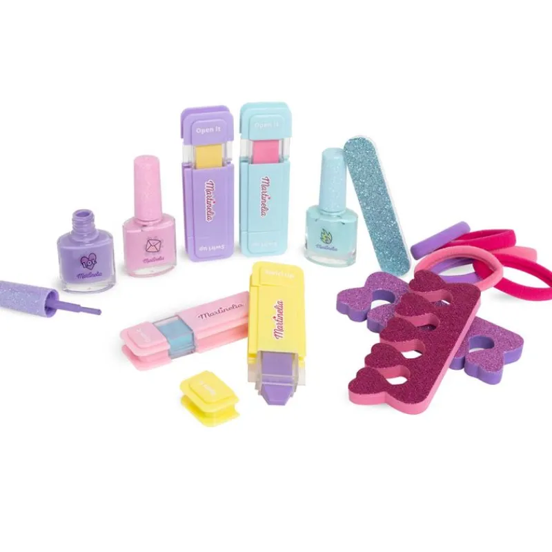 MARTINELIA Juegos Y Juguetes De Imitación|Supergirl Estuche de Uñas y Peinado