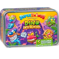 MAGIC BOX Superthings Dino Destroyer Lata Colección- Manualidades