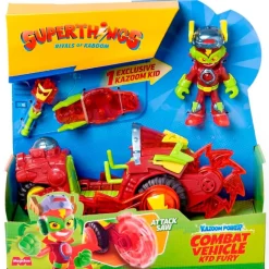 MAGIC BOX Superthings Kazoom Vehículo de Combate de Kid Fury- Manualidades