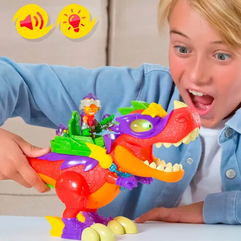 MAGIC Figuras Y Figuras De Acción|Superthings Super Dino V Rex