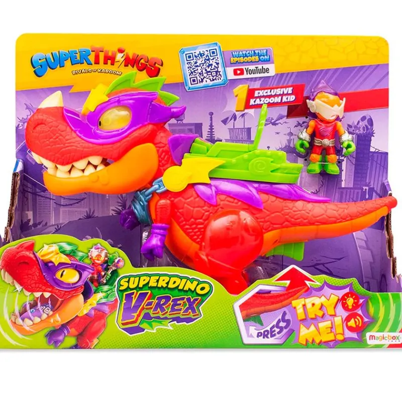 MAGIC Figuras Y Figuras De Acción|Superthings Super Dino V Rex