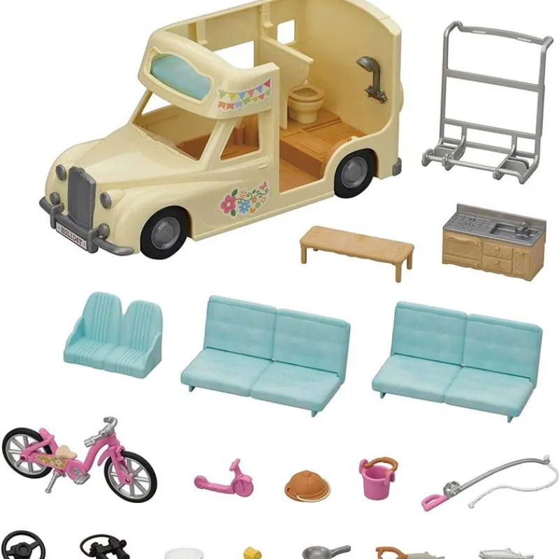 EPOCH Muñecas|Sylvanian Families Autocaravana