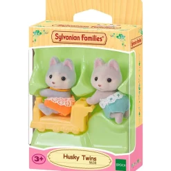 EPOCH Sylvanian Families Bebés Familia Husky- Muñecas