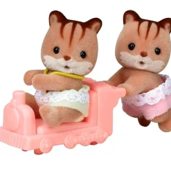 EPOCH Muñecas|Sylvanian Families Bebés Gemelos Ardilla Nuez