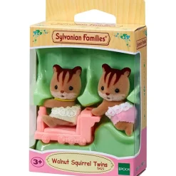 EPOCH Muñecas|Sylvanian Families Bebés Gemelos Ardilla Nuez