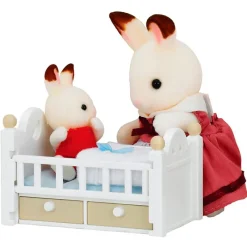 EPOCH Muñecas|Sylvanian Families Conejo Chocolate Set Bebé