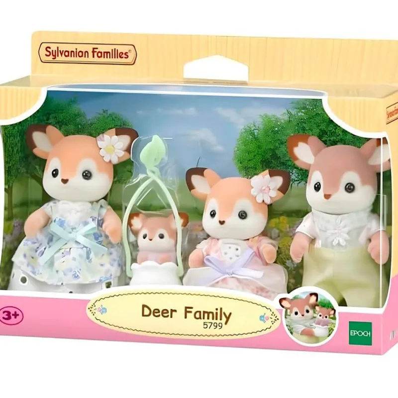 EPOCH Sylvanian Families Familia Ciervos- Muñecas