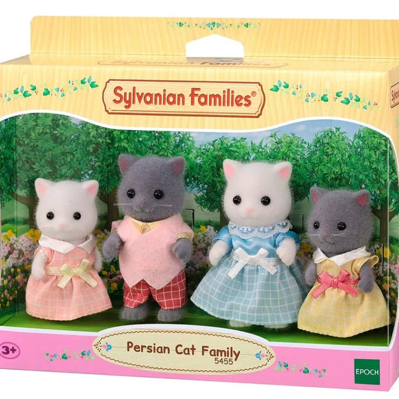 EPOCH Muñecas|Sylvanian Families Familia Gato Persa