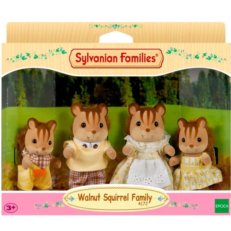 EPOCH Muñecas|Sylvanian Families Familia Ardillas