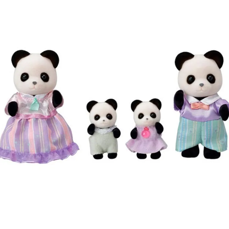 EPOCH Muñecas|Sylvanian Families Familia Panda Pookie
