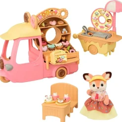 EPOCH Muñecas|Sylvanian Families Furgoneta Donuts