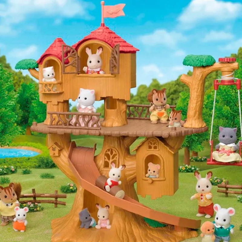 EPOCH Sylvanian Families la Casa Árbol de Aventuras- Muñecas