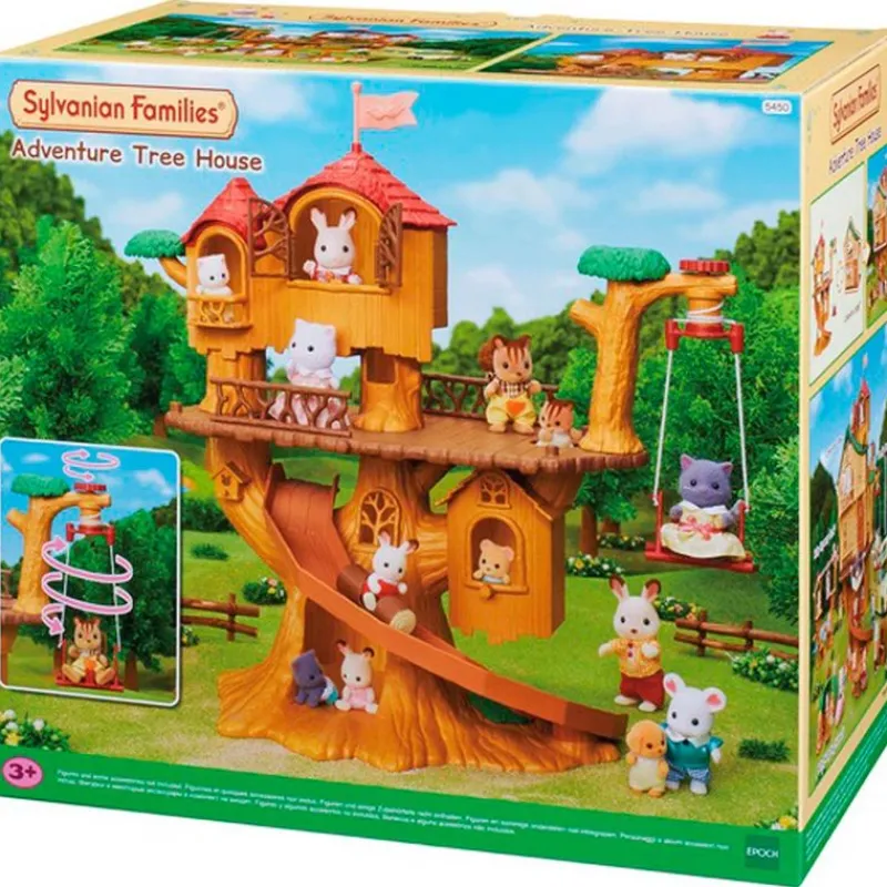 EPOCH Sylvanian Families la Casa Árbol de Aventuras- Muñecas