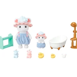 EPOCH Sylvanian Families Pack Baño de Burbujas- Muñecas