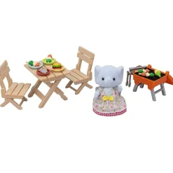 EPOCH Muñecas|Sylvanian Families Pack Barbacoa Elefante