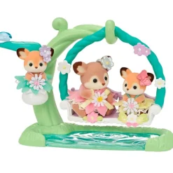 EPOCH Sylvanian Families Pack Columpio Familia Ciervo- Muñecas