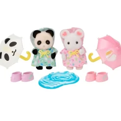 EPOCH Muñecas|Sylvanian Families Pack Día de Lluvia