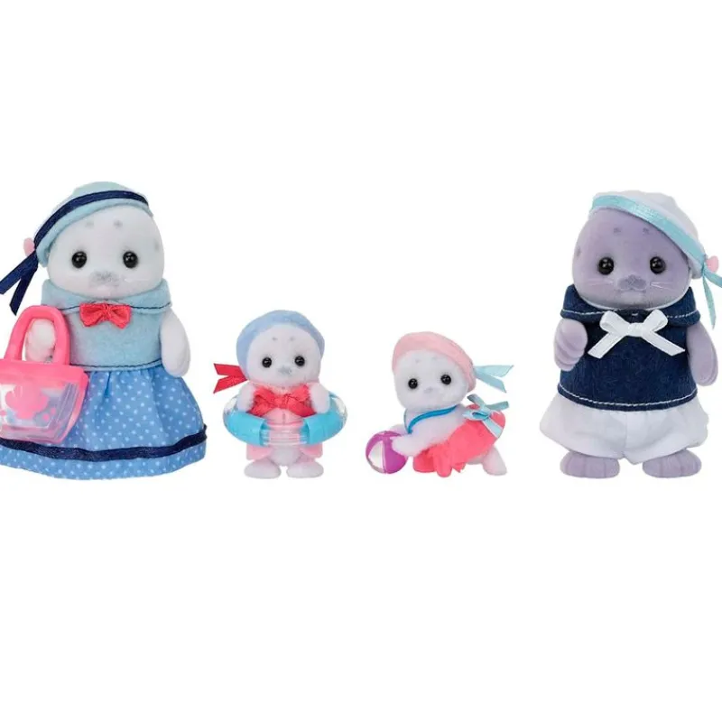 EPOCH Sylvanian Families Pack Familia Foca- Muñecas