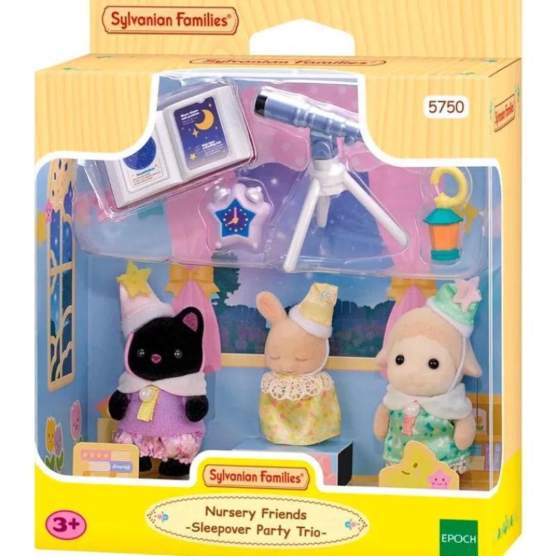 EPOCH Sylvanian Families Pack Fiesta de Pijamas- Muñecas