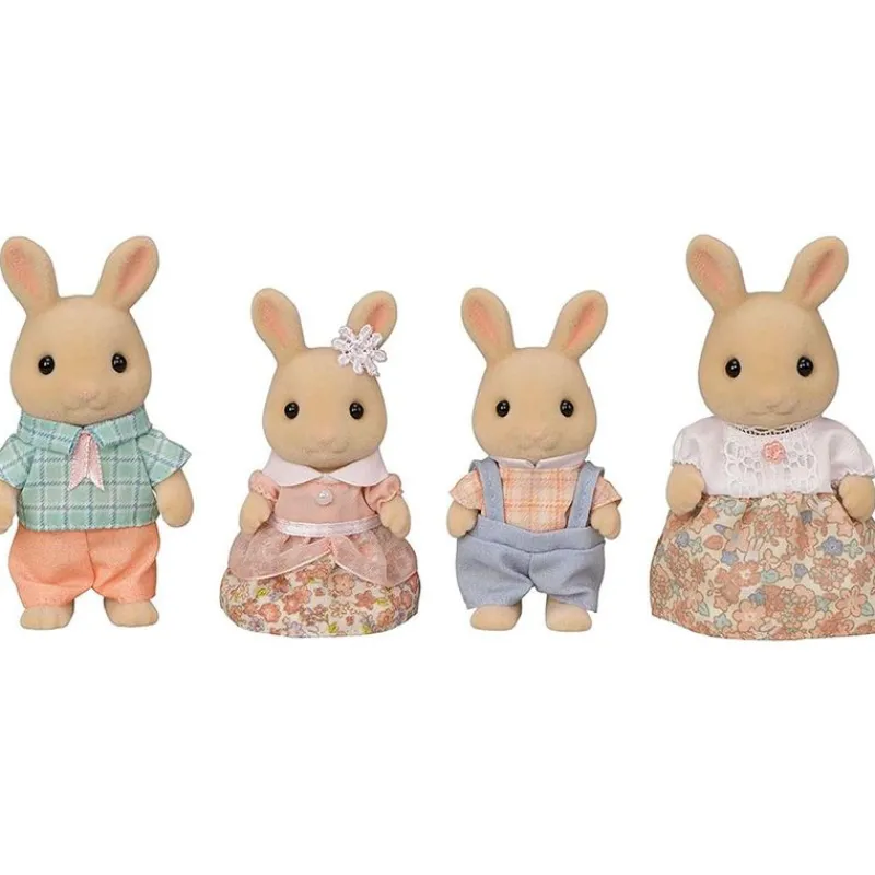 EPOCH Muñecas|Sylvanian Families Pack Familia Conejo Leche