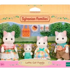 EPOCH Sylvanian Families Pack Familia Gato Latte- Muñecas