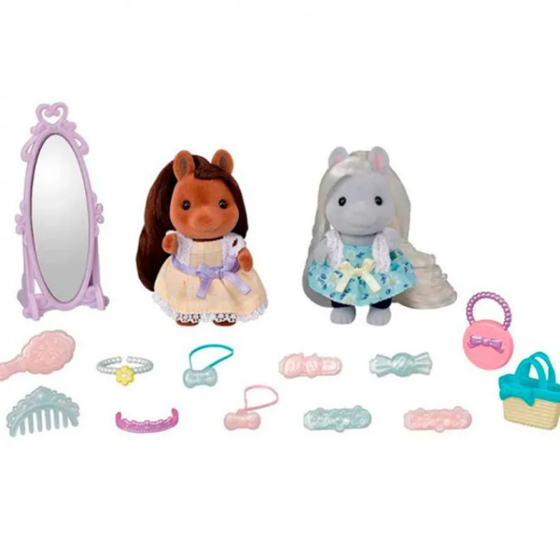 EPOCH Muñecas|Sylvanian Families Pack Familia Pony