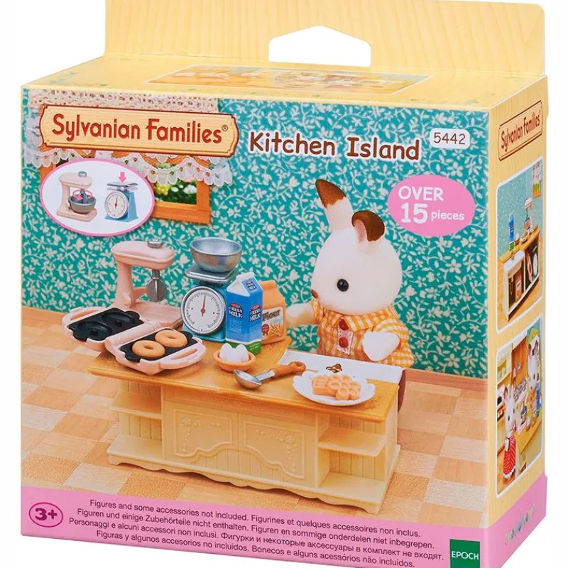 EPOCH Muñecas|Sylvanian Families Pack Isla de Cocina