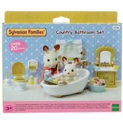 EPOCH Muñecas|Sylvanian Families Set Baño Country