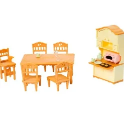 EPOCH Sylvanian Families Set Comedor- Muñecas