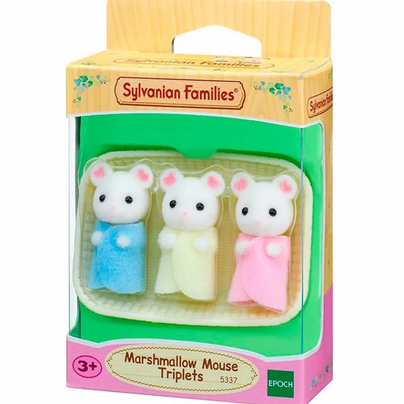 EPOCH Sylvanian Families Trillizos Familia Ratón- Muñecas