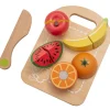 DRIM DISCOUNT Primera Infancia Y Preescolar|Juegos Y Juguetes De Imitación|Tabla de Frutas Cortadas de Madera