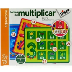 DISET Juegos Y Juguetes Educativos|Tablas de multiplicar