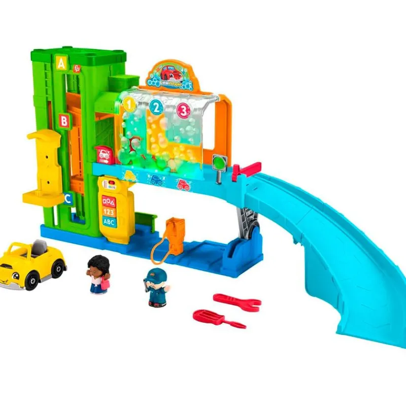 FISHER PRICE Vehículos, Trenes Y Parkings|Taller de Aprendizaje Luminoso
