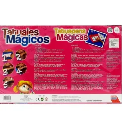 FALOMIR Tatuajes Mágicos Niña- Manualidades